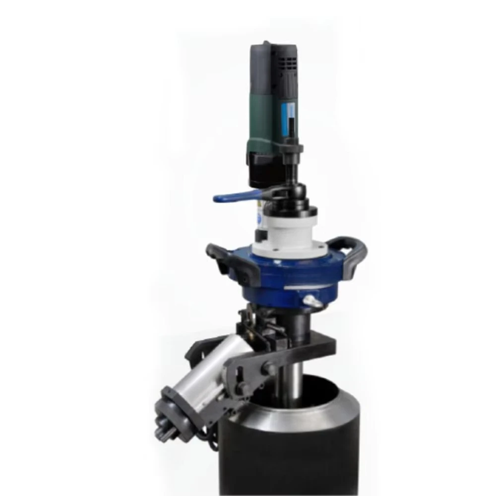 Wellnit Portable Electric Pneumatic Tube Pipe Beveler Efficient Light Weight Small Size Tool with Gear Bearing Core Components