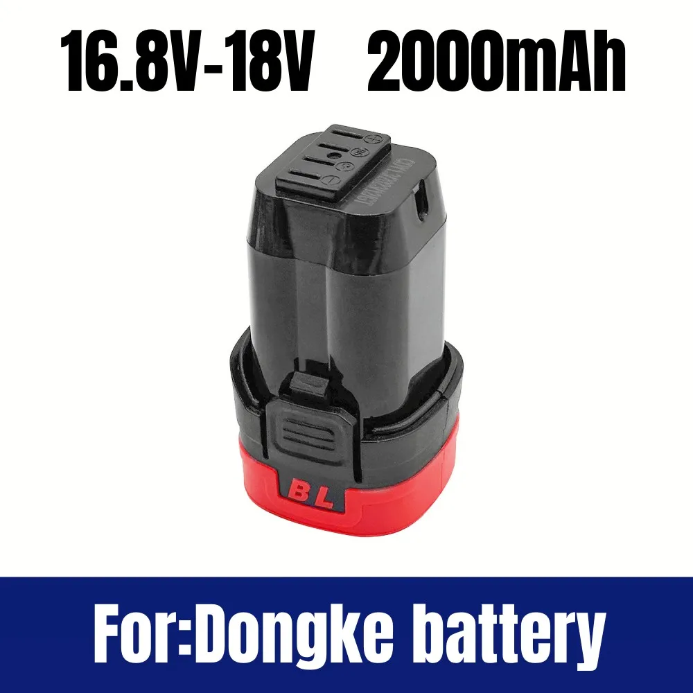 100%新しいバッテリー18V 2000mah Dongke JAVNバッテリー、ブラシレス小型スチールガン、スターター、ブラシレスリチウムバッテリースターター用