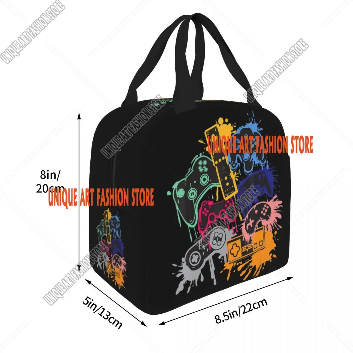 Controlla tutte le cose Controller per videogiochi Borse per il pranzo isolate Contenitore per pasti portatile Borsa termica Tote Lunch Box Borsa per alimenti