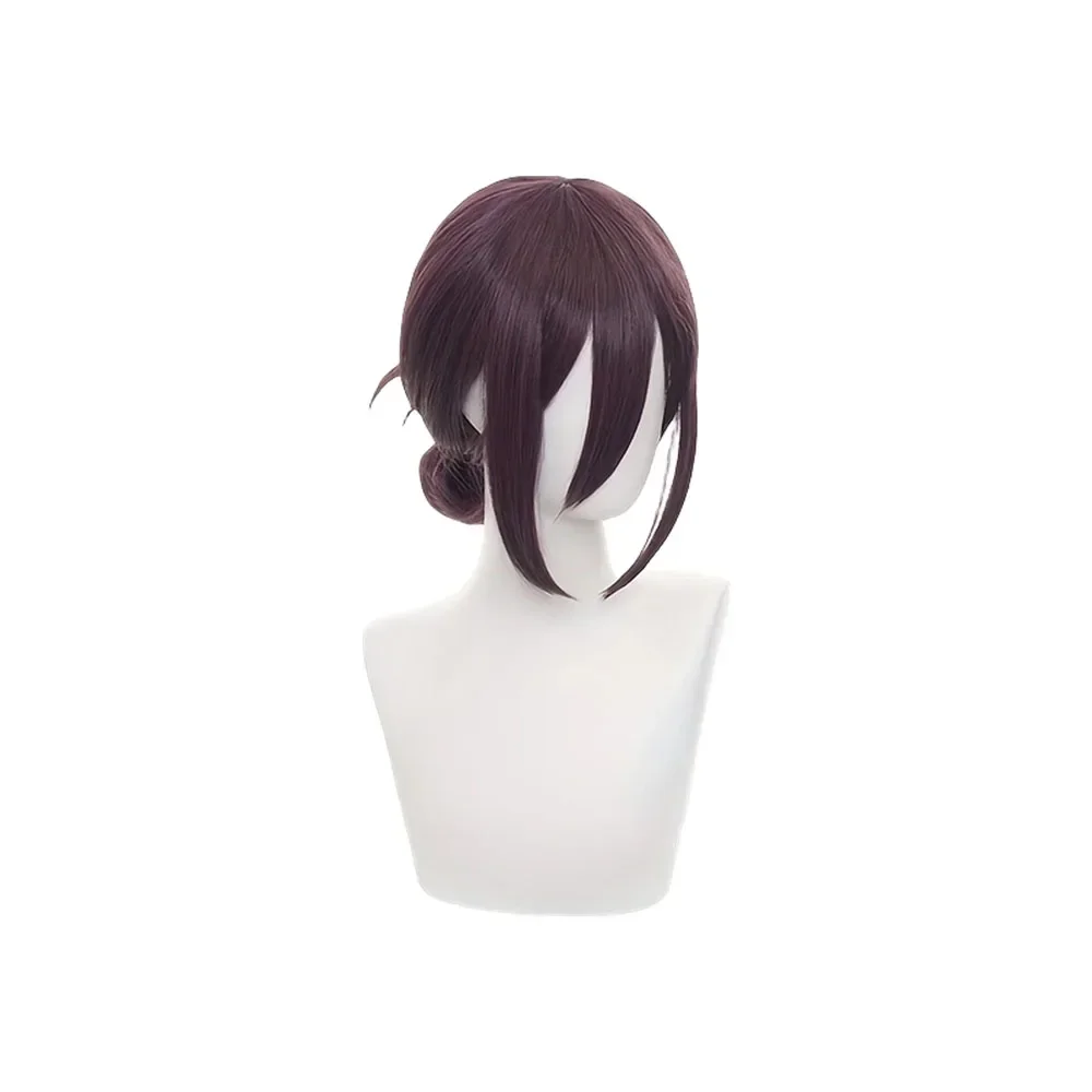 Reze Cosplay Wig Anime Purple Mixed Ponytail Hair Halloween Carnival Party Costume Role Play Wigs