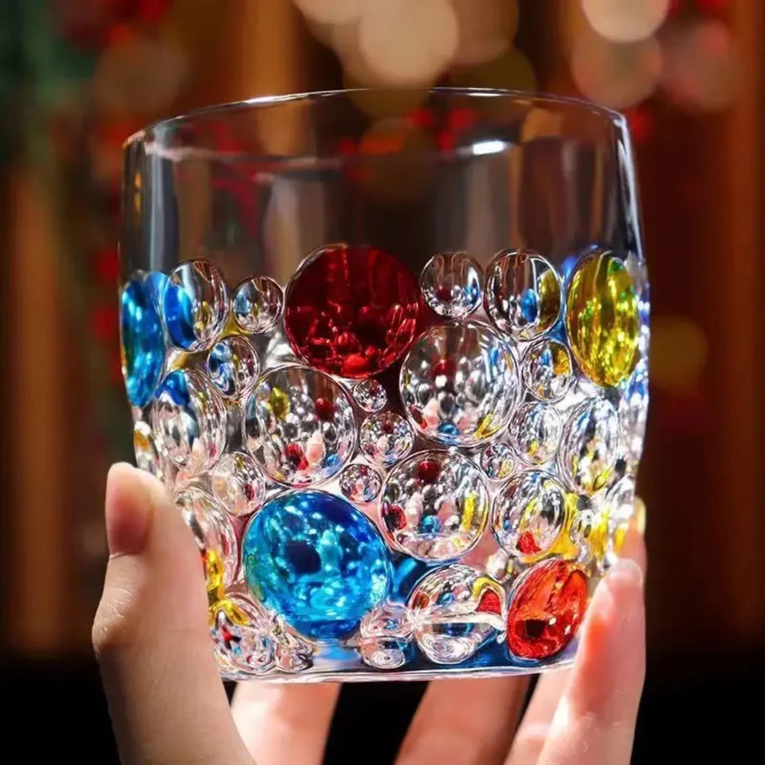 

350ml Crystal Color Whiskey Cup Coffee Cups Whisky Liquor Wine Glass Water Glassware X027