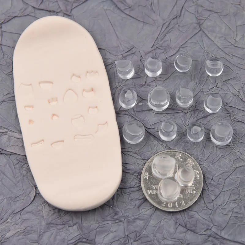 Ultralight Clay Q Version Doll Mouth Embossing Mold DIY Polymer Clay Animation Cartoon Character Mouth Expression Printing Tools