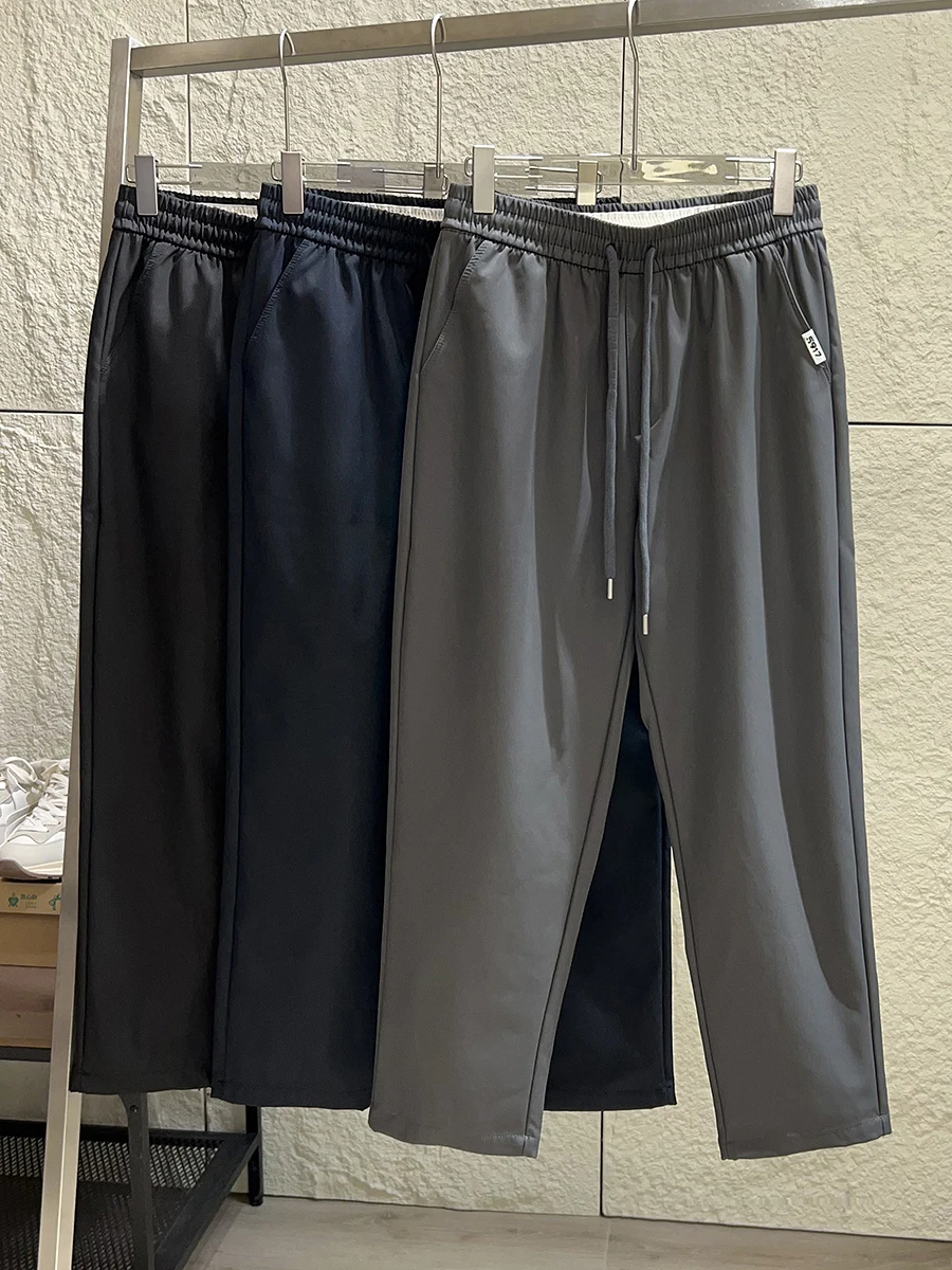 

Outdoor Men's Fashionable Windproof Waterproof Straight Leg Casual Pants Elastic Waist Polyester Fiber Autumn Season Business...