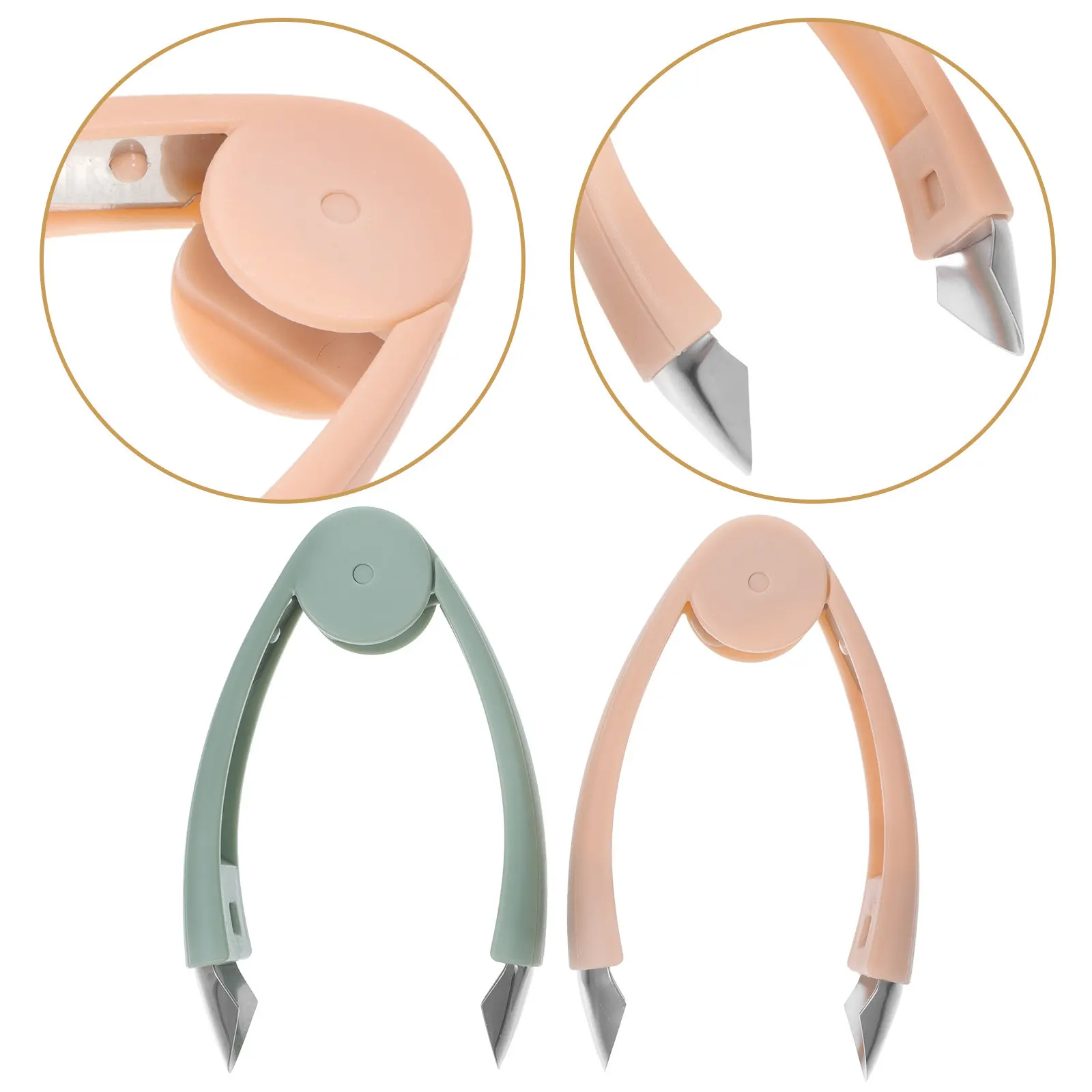 4Pcs Pineapple Eye Remover Strawberry Stem Remover Fruit Corer Tool Set for Kitchen Tomato Cherry Pear Coring Peeling