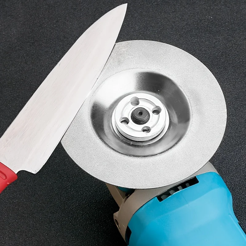 4 Inch Metal Diamond Grinding Disc, Industrial Grade Diamond Abrasive Wheel, Pre-Assembled No Assembly Required, Angle Grinder G