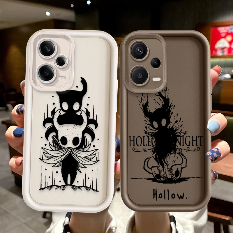 The Hollow Knight For Redmi Note 13 12 11 10 9 Pro Plus 5G POCO F3 F4 F5 X3 X4 X5 GT Soft Eye Ladder Phone Case