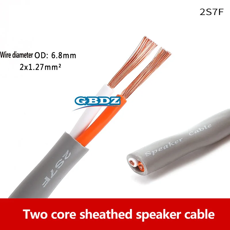 

CANARE HiFi Fever Speaker Cable 2 Core Audio Surround 2S7F / 2S9F / 4S11 Oxygen Free Copper Car Horn Power Amplifier Wire