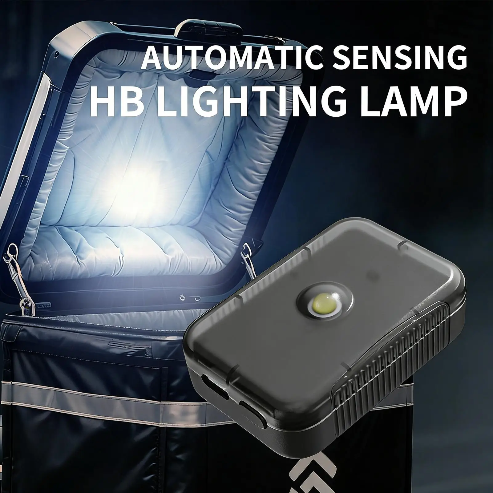 Trunk LED Light Motorbike Tail Box Lamp Automatic Sensing Rechargeable LED Car Lights Interior For Trunk Storage Cabinet Scooter