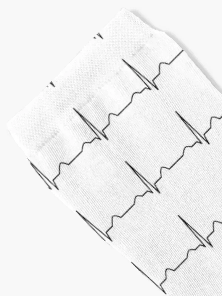 مجمع QRS الصحيح - جوارب EKG/ECG جوارب رياضية لكرة السلة جوارب الجري الاحترافية للفتيات والرجال #2