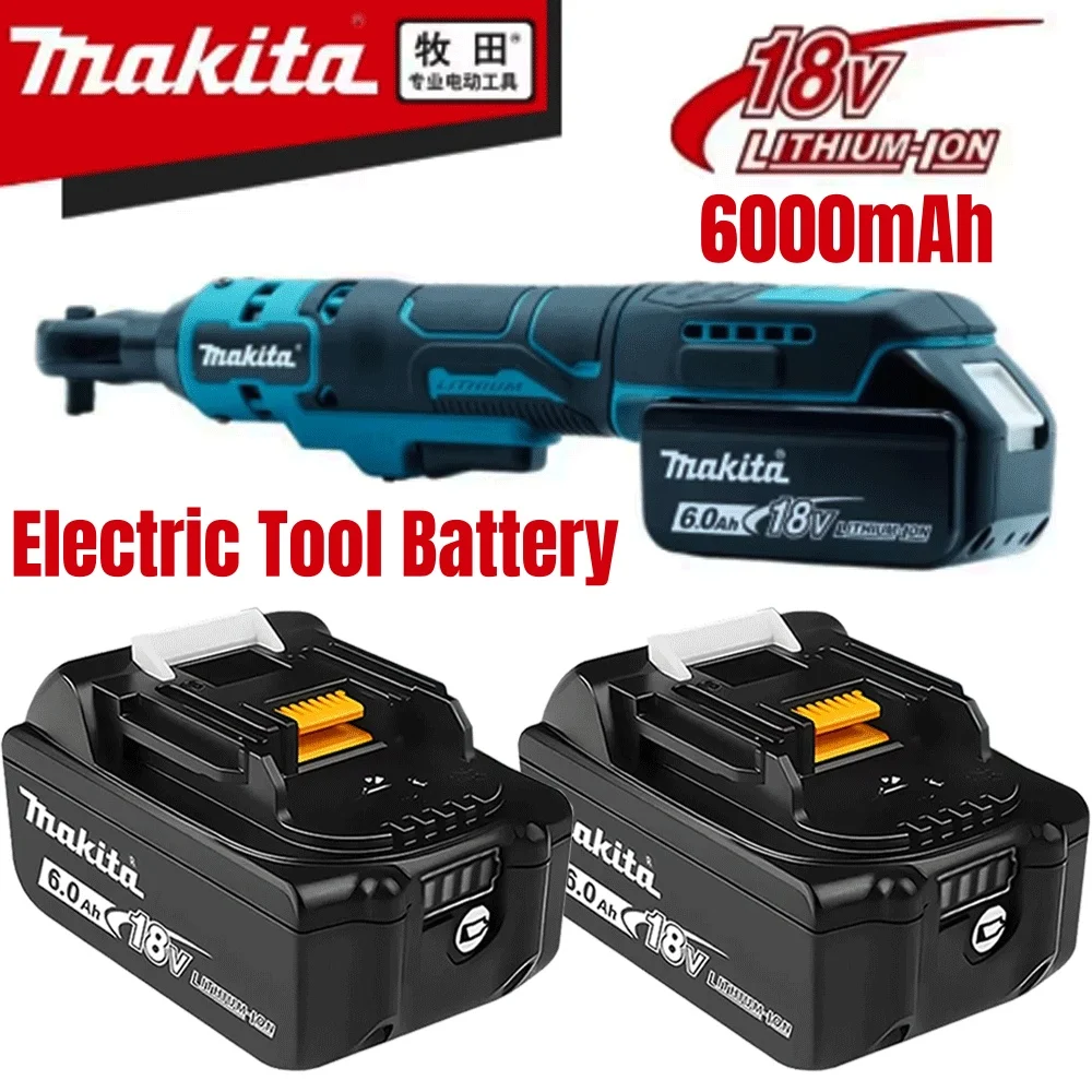 

Genuine 18V 6AH makita BL1860 Battery Power Tools Li-ion Replacement LXT BL1850 BL1840 for Screwdriver with BMS 18v battery