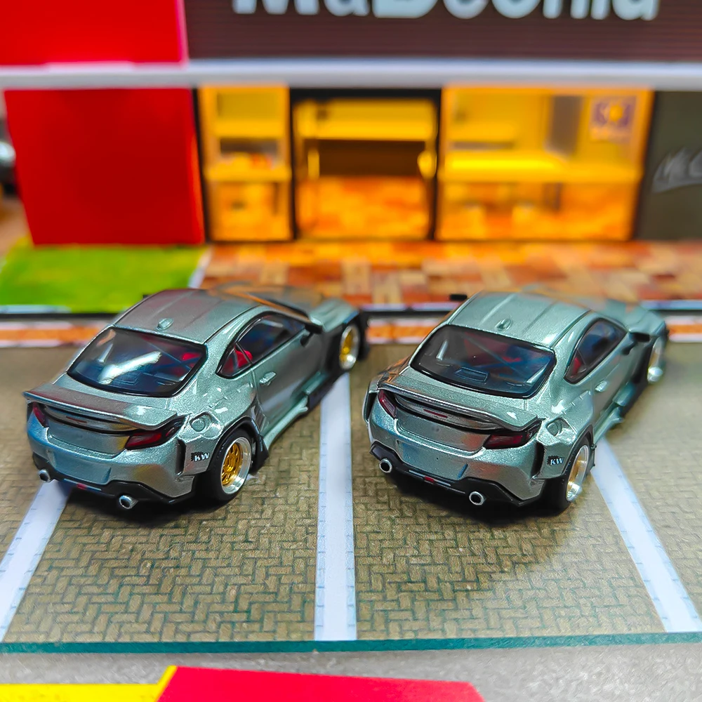 2PCS POP RACE 1:64 PANDEM GR 86 Carbon Edition Legierung Auto Modell Sammlung Geschenk Spielzeug (Keine box)