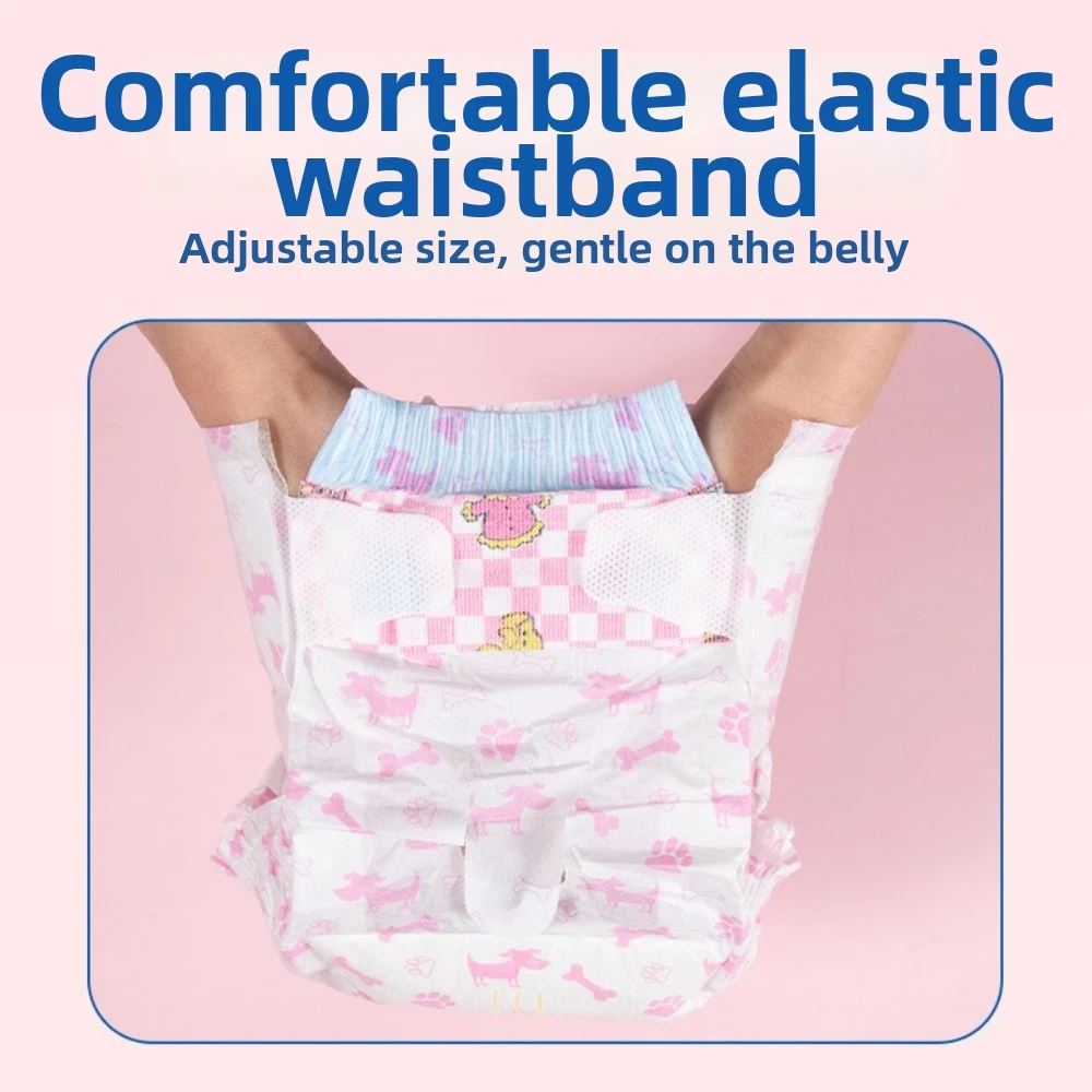 New Soft Disposable Dog Diapers Female Male Dogs Leak Proof Doggie Diaper Puppy Shorts Super Absorbent Nappies Pants
