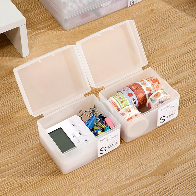 

Transparent Plastic Box Kpop Photo Card Storage Box Translucent Kpop Photo Card Storage Box Desktop Cosmetic Storage Organizers