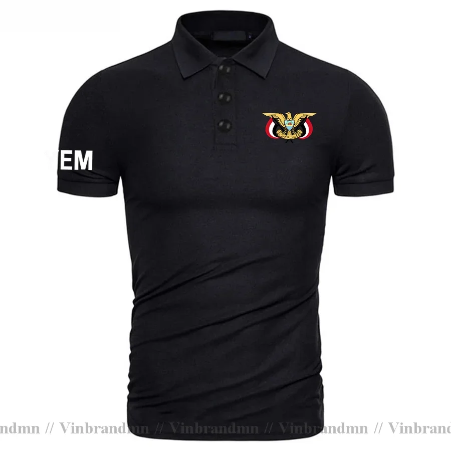 Yemen Yemeni Arabi YEM Islam Polo shirts Mens Short Sleeve Brands Printed For Country Flag Tees Nation Team Shirts Meeting Polos