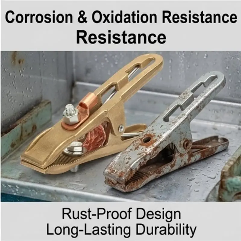 PHFU-Brass 500A Ground For Welding Clamp-Heavy Duty Earth Cable Grip For Welding Machines, Submerged Arc& Stud Applications