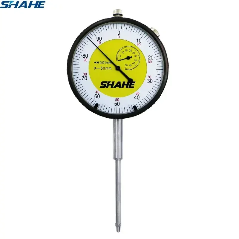 

Shahe 0- 50 mm Analog Dial Indicator Measuring Tools 0-50 mm Metric Dial Indicator Gauge Precision Micrometer Measuring Tools