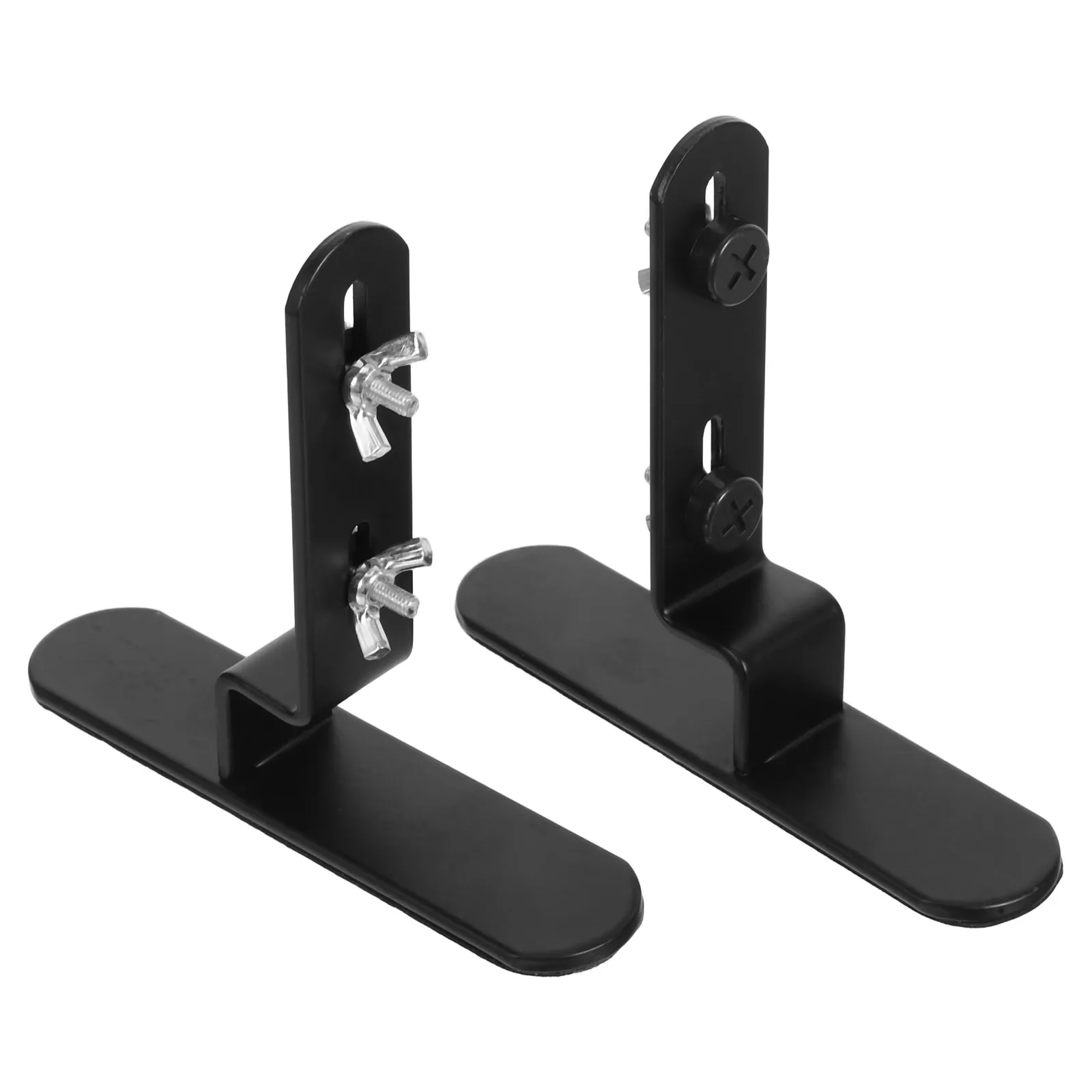 

2pcs Pegboard Bracket Mounting Stand Metal Wall Display Rack Adjustable Support Hardware Vertical Space Saver For Office Home