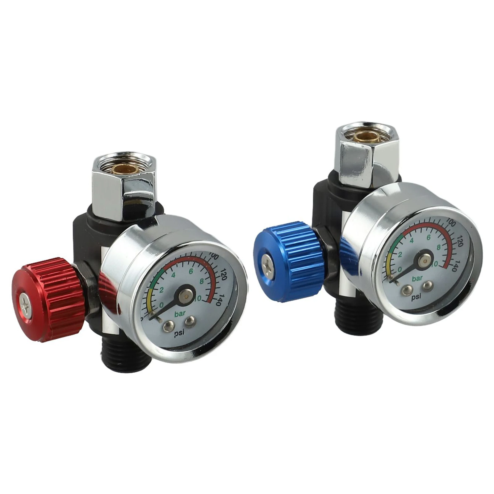 

87*48*45mm Pressure Control Kit 0-150 PSI Range Air Tool Accessories Aluminum Construction Automotive Painting