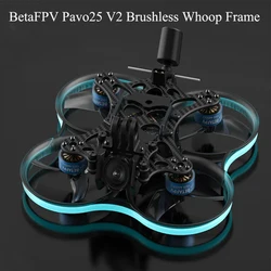 BetaFPV Pavo25 V2 FPV Drone Whoop Upgraded Frame Compatible with O3 Air Unit Y-shaped Structure with Switched COB Light Strip