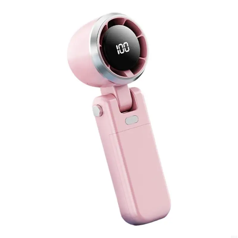 808F静かなファンハンドヘルドファンパワフルファン静かなファンポータブルファンABSベッドルームオフィスや学校の使用に適したテクスチャー