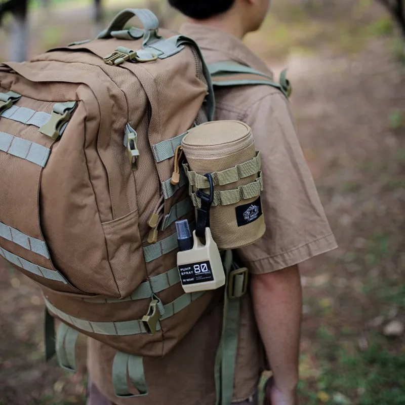 في الهواء الطلق التكتيكية متعددة الوظائف حقيبة التخزين حامل أكواب البيرة كوب ماء العزل الغطاء الواقي التخييم التنزه كوب ماء حقيبة