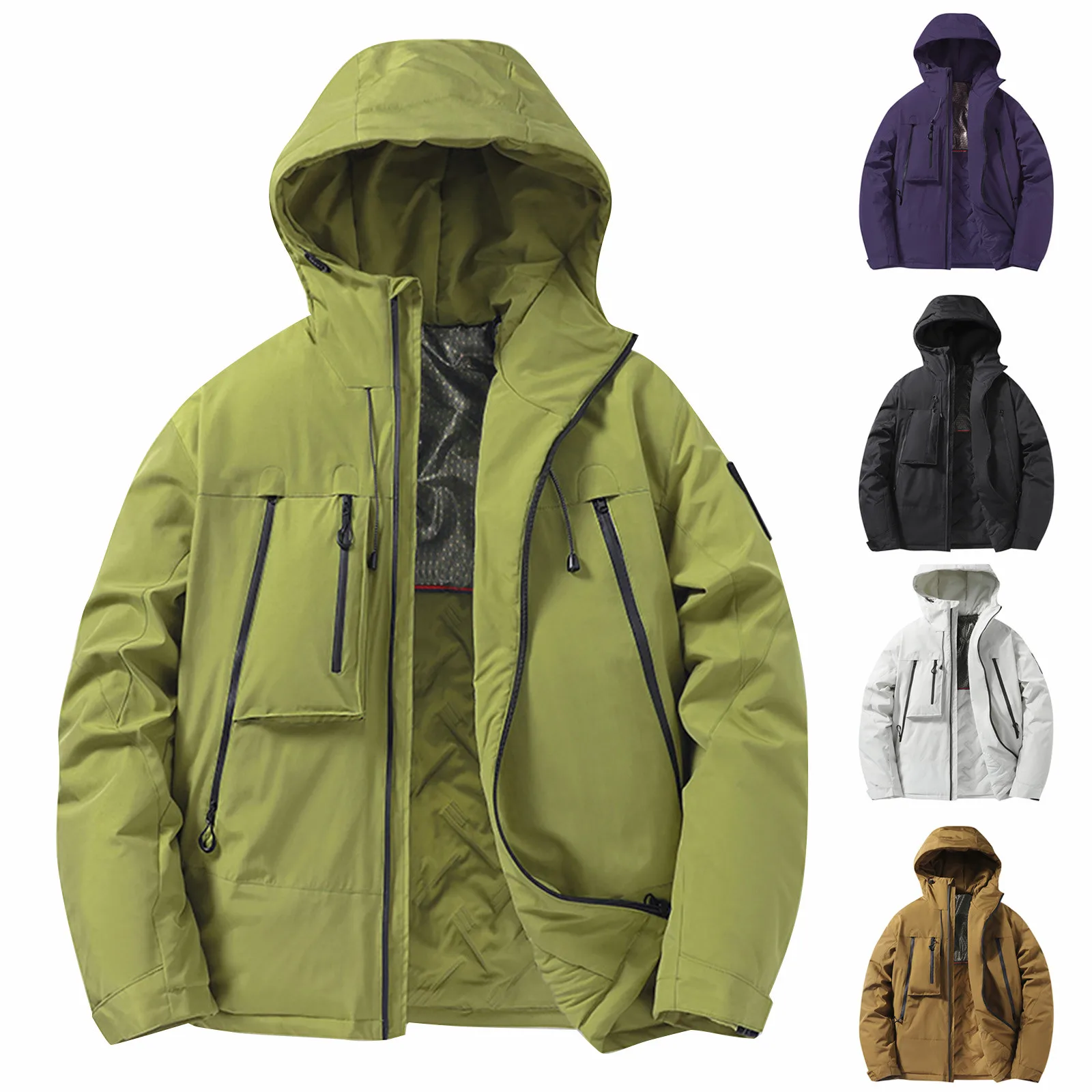 Winter Cotton Coat Men Windbreak Plus Thick Warm Windproof Coats Male Hooded Anorak Jackets Men's Winter Jackets