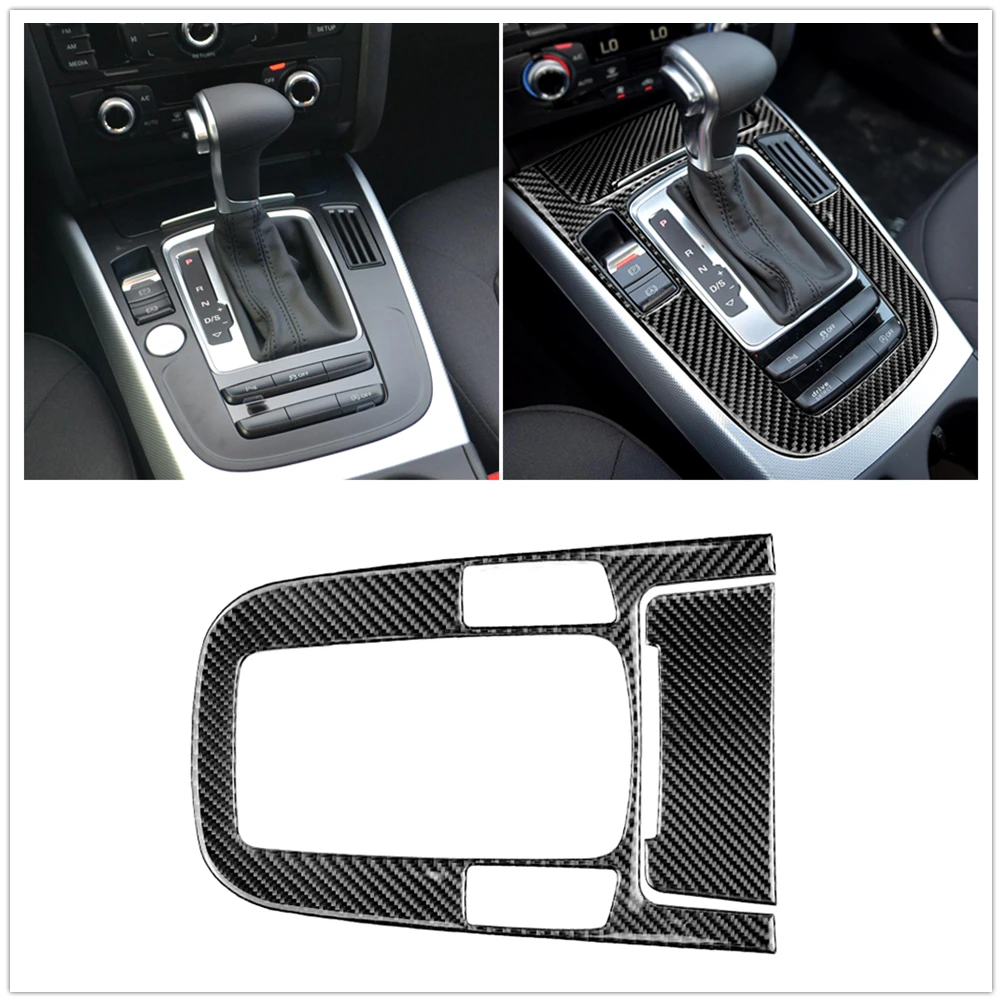 

Gear Shift Box Panel Cover Trim Strip Console Frame Non Engine Start Hole For Audi A4 A5 A4L Q5 A Style 2009-2018