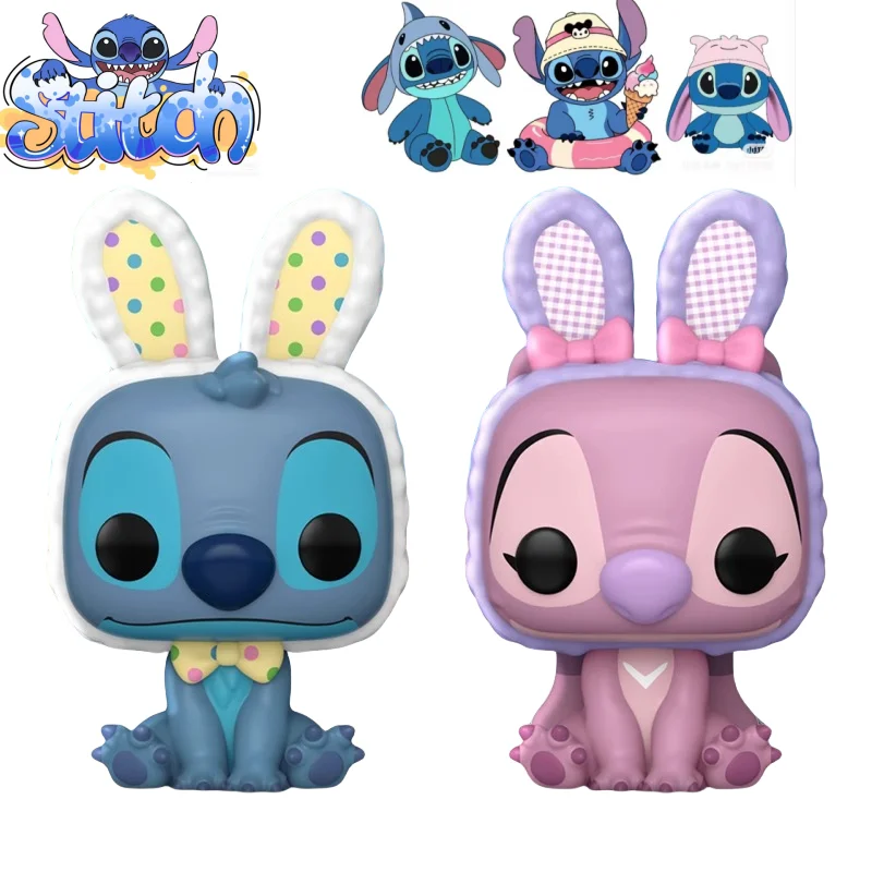 

Периферийные устройства BeastKingdom Stitch Angel с героями мультфильмов, игрушечные фигурки, детские настольные куклы для учебы, спальни, подарки на день рождения для друзей