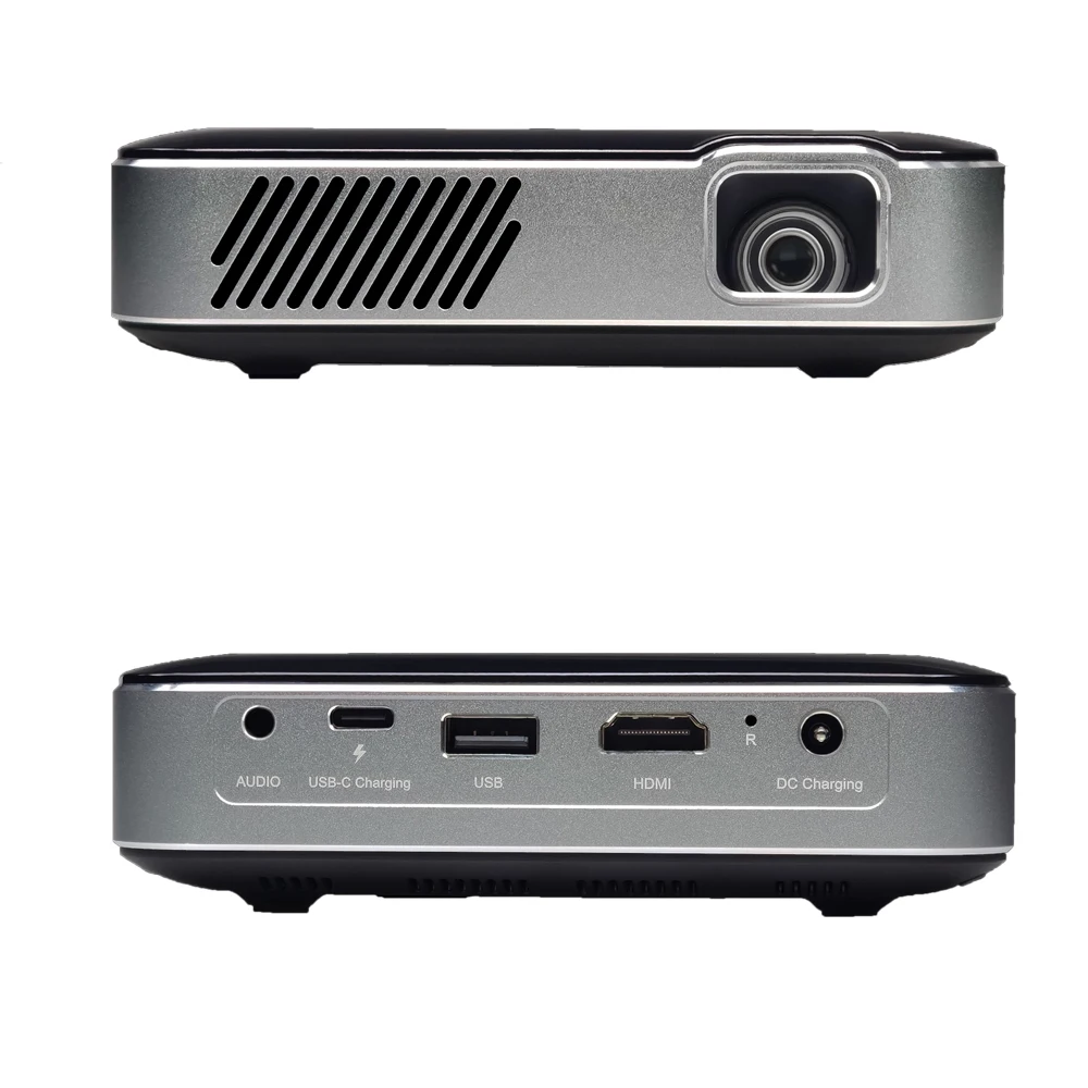 جهاز عرض ذكي Smartldea Full HD DLP أصلي 1080 بكسل مدمج في بطارية 10500 مللي أمبير في الساعة 4K ثلاثي الأبعاد للتخييم في الهواء الطلق