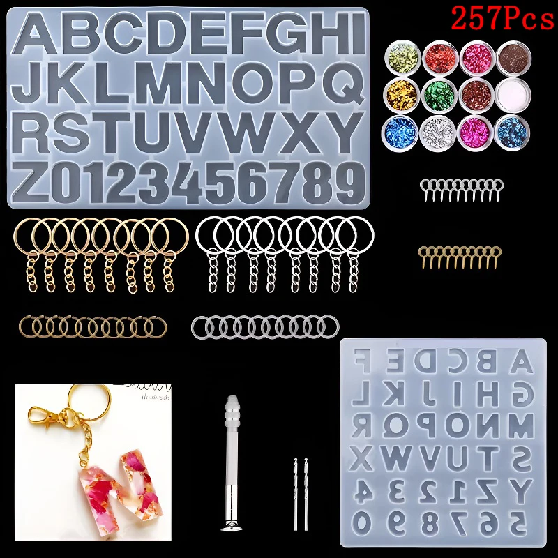 Silicone Molds Kit for Resin Jewellery Making