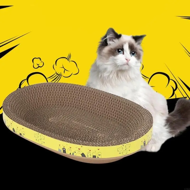62KD Scratcher Cats Tree Nest Board Scratch for Sharpen Scraper Toy Furniture Protect Multifunction