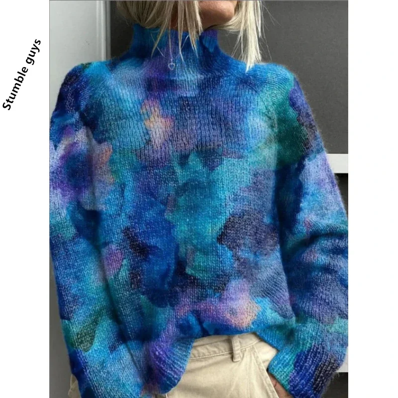 

Осень-зима женский свитер повседневная мода в европейском и американском стиле теплый уютный рождественский свитер с оленем Санта-Клауса вязаный топ