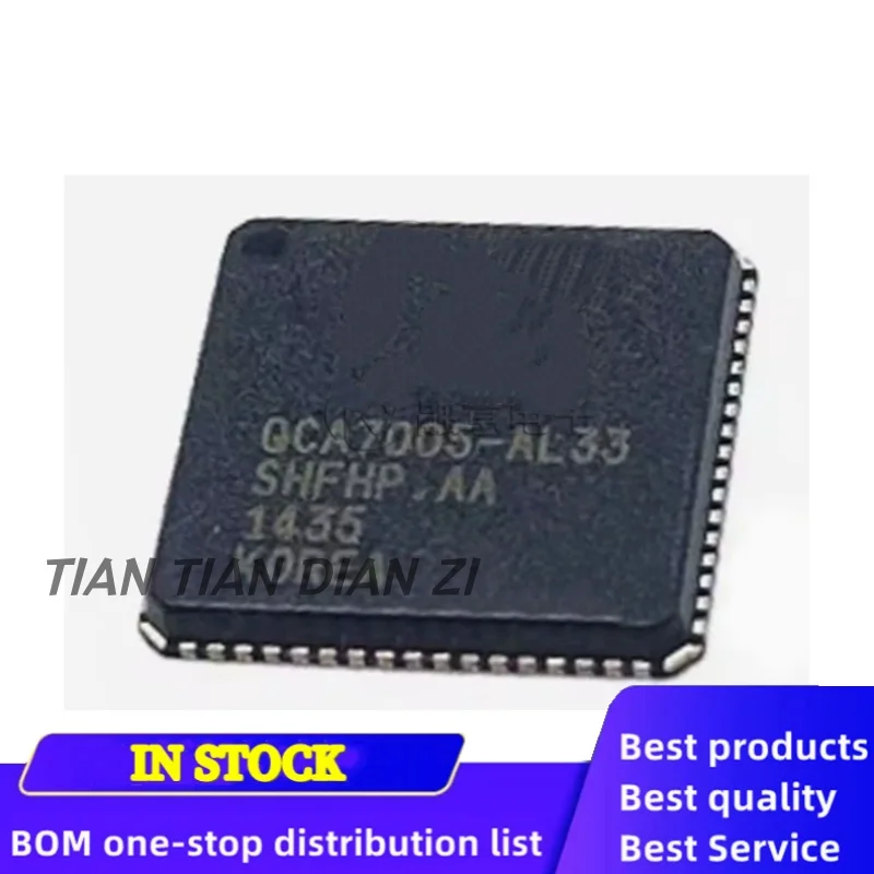 2pcs/lot QCA7005 QCA7005-AL33 QCA7000-AL3B QFN68 ic chips in stock