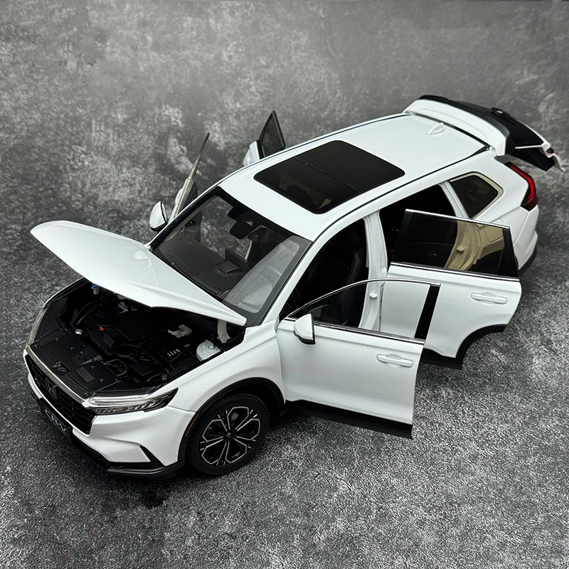 New 1:18 HONDA CR-V CRV SUV Alloy Car Model Diecast Metal Toy Vehicles Car Model Simulation Collection Childrens Gift Decoration