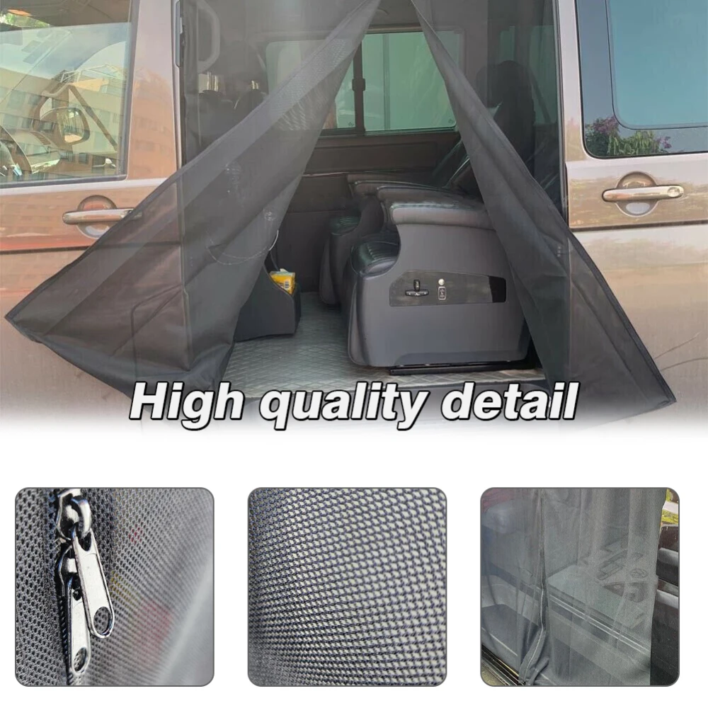 FÜR VW T5 T6 Schiebetür Magnetische Insekten Moskito Schattierung Fliegen Bildschirm Net für Camper Auto Fahrzeug Innen Zubehör – Detail 14