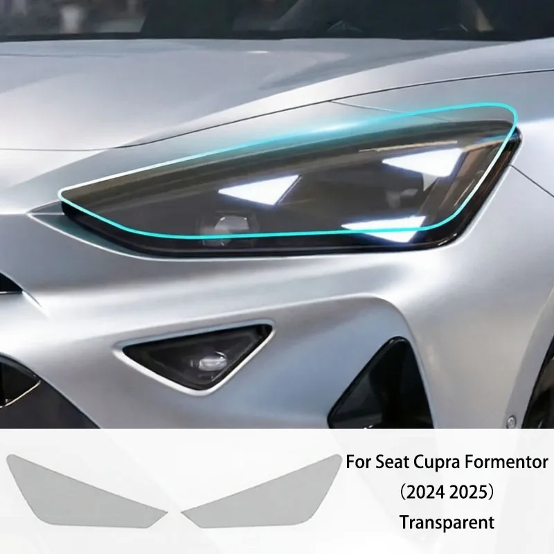 For Seat Cupra Formentor 2024 2025 Headlight Rearview B Pillars Anti-scratch Protective Transparent Sticker Car Protection Film
