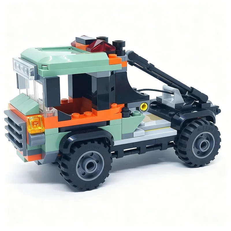 210pcs MOC City Explorer Truck Model Building Blocks DIY Toys Creative Christmas Gift Architecture Idea Education Brick Birthday