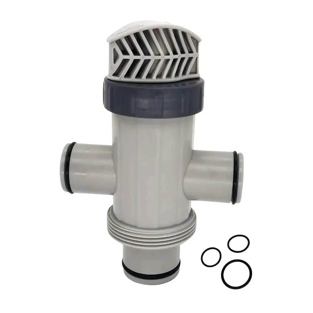 

11872 Dual Split Hose Plunger Valve Hose Connector Compatible with Electric Manual Pool Pump and Above Ground Pool