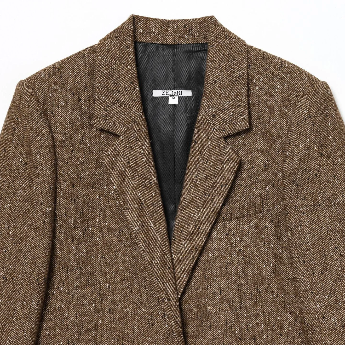 Winter New Women's Fashion Temperament Elegant And Versatile Twill Blazer