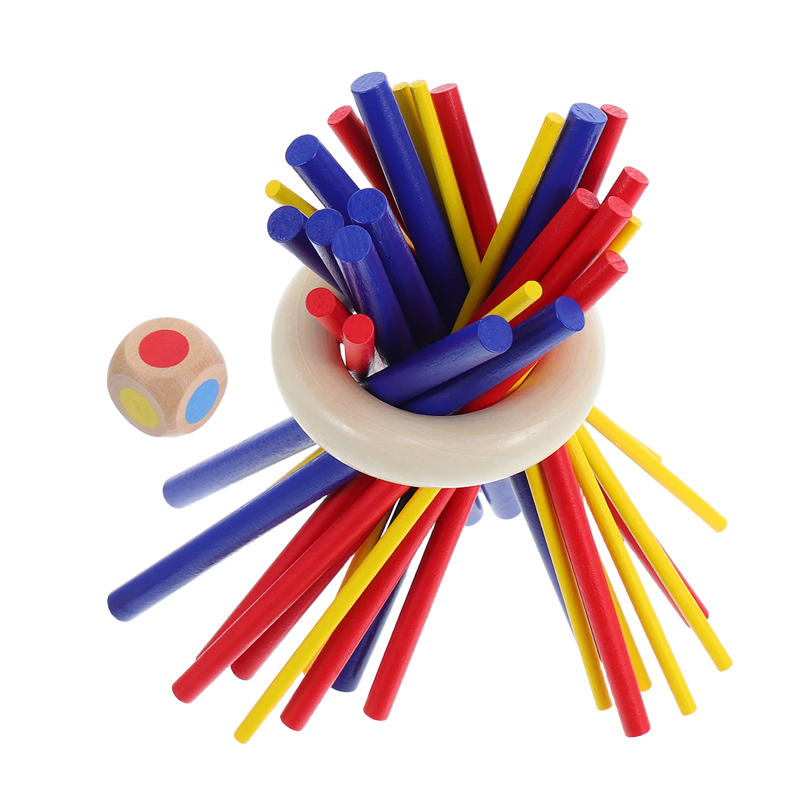 

Colorful Wooden Balance Sticks Family Fun Toys Kids Coordination Logical Thinking Parent Child Interaction Portable Stacking