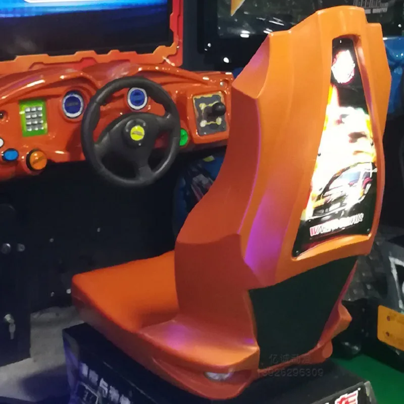 Children's Full Motion Simulator Coin-Operated Arcade Machine Car Sim Racing Games & Skills Cockpit Driving Game Machine