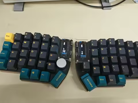 Lily58 Split Keyboard Material Custom Ergonomics Rgb Mx Pcb Kit Split Keyboard Accessories Hands on Set for Gaming MX Switch