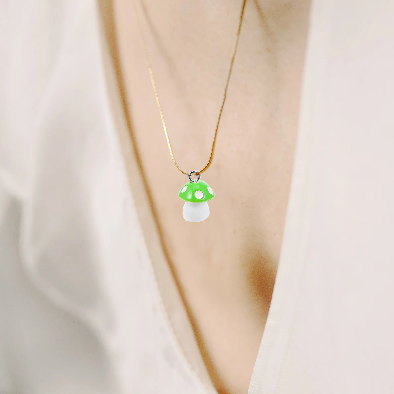 

10Pcs Cute Mushroom Resin Charms Jewelry Making Pendants Bracelets Necklaces Earring Accessories Mushroom Charms