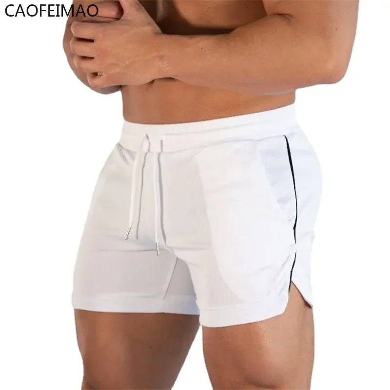 Men Gym Training Shorts Workout Sports Casual Clothing Fitness Running Shorts Male Short Pants Swim Trunks Beachwear Men Shorts