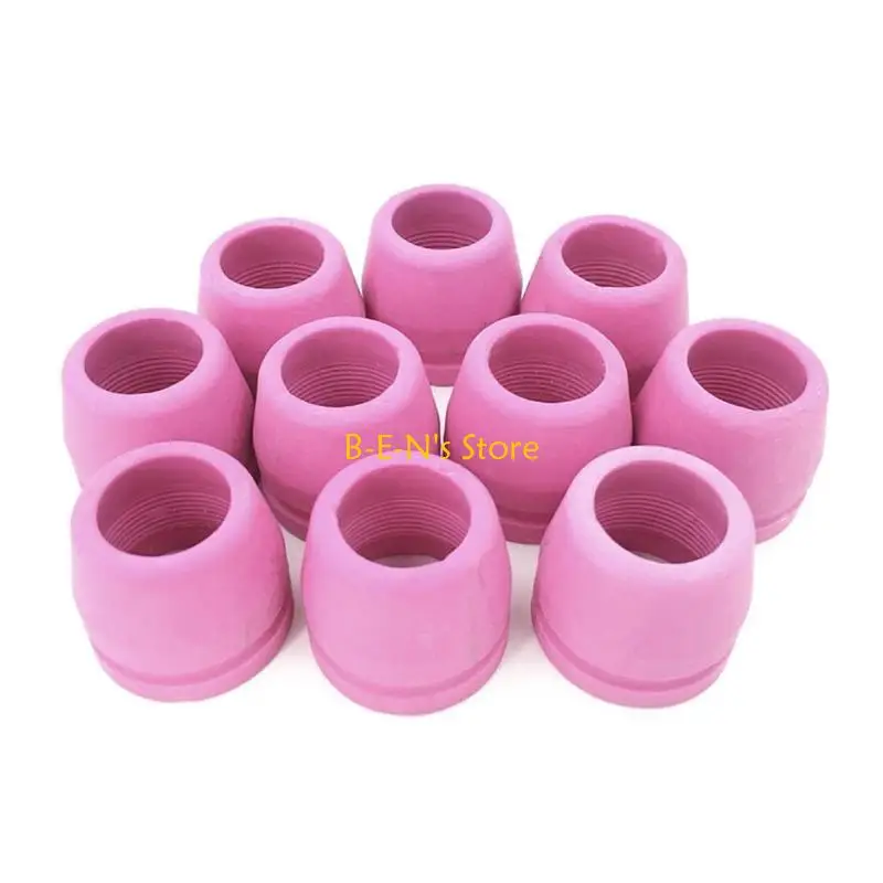 

Y1AD 10Pieces Nozzle Ceramic Shielding Cups 50-60A Replacement for SG55 AG-60 WSD-60