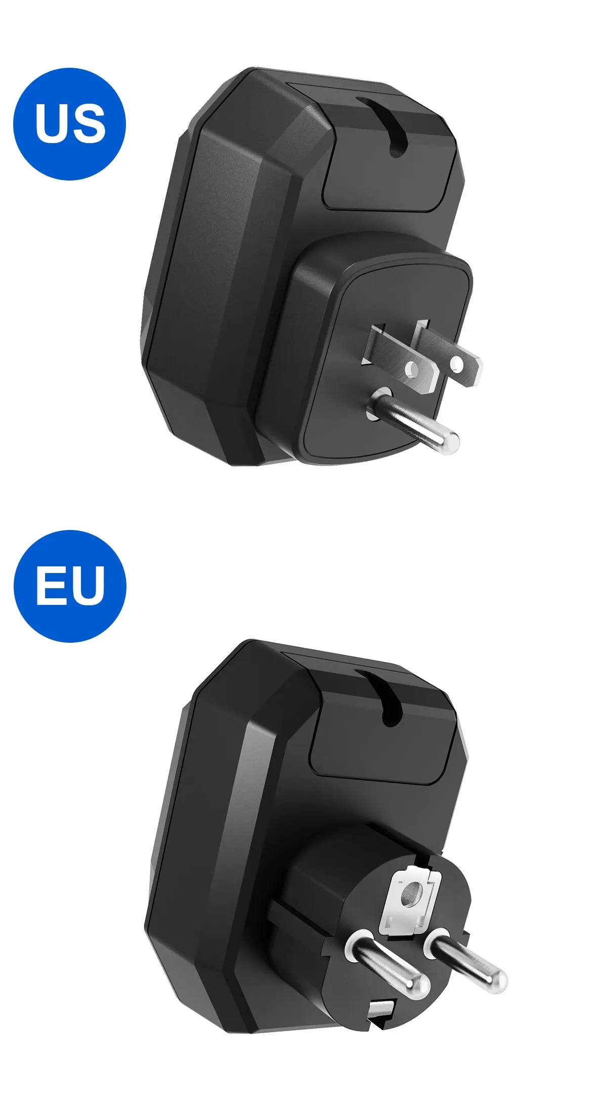 HYTAIS Digitaler Steckdosentester, Batterieleistung, intelligenter Detektor, große Hintergrundbeleuchtung, EU, US, UK, Stecker, Boden, Live, Nullleitung, Polarität, Phasenprüfung – Detail 11
