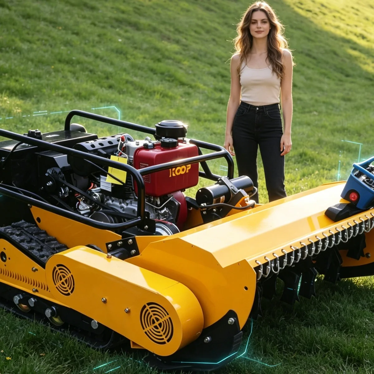 Customized EasyStart Petrol Lawn Mower Optimized Ignition Lawn Mower Robot Gas Grass Trimmer For ColdClimate Region Farm Lawn
