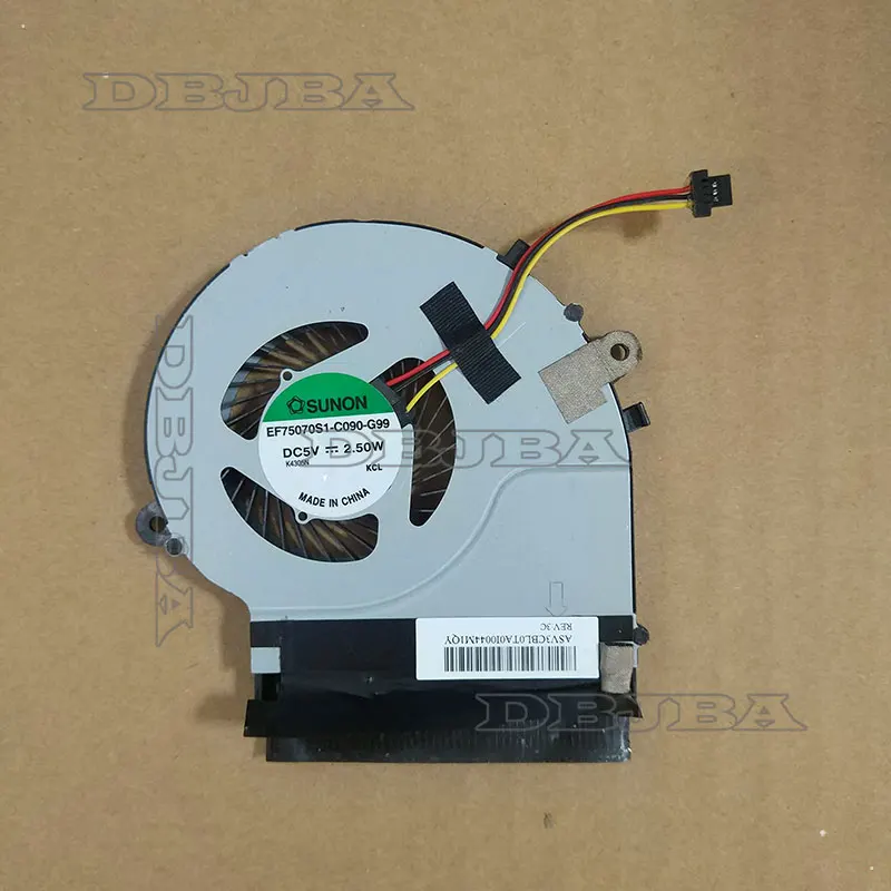 

CPU cooling fan For Toshiba Satellite L50-B L55-B L50D-B L55T-B L55-B5267 DFS541105FC0T FFD6 EF75070S1-C090-G99 5V 2.5W 3pin fan