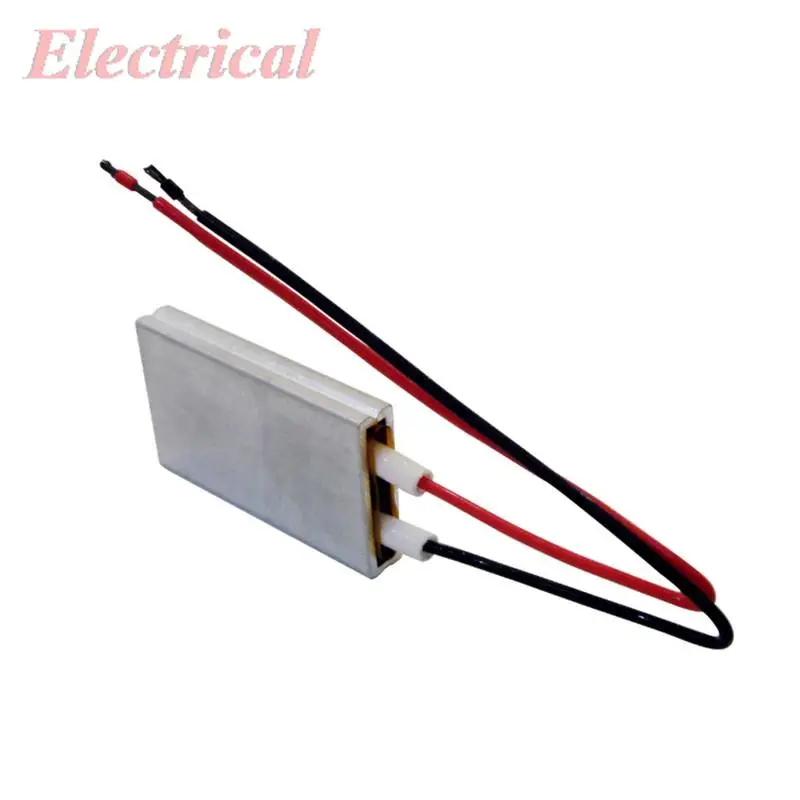 1 pz 35*20*5mm riscaldatore cassa in alluminio PTC 35x20x5mm piastra riscaldante termostatica Film in poliimmide DC/AC 5V 12V 24V 220V 70-270C