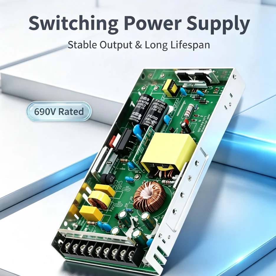 Honeycomb Ventilated AC-DC Switching Power Supply Multiple Protection Industrial LED Power Converter